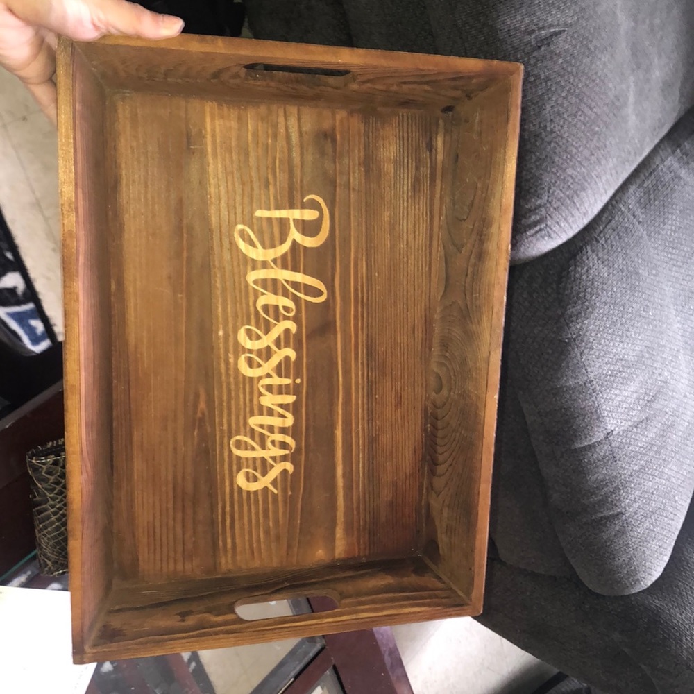 Coffee table tray
